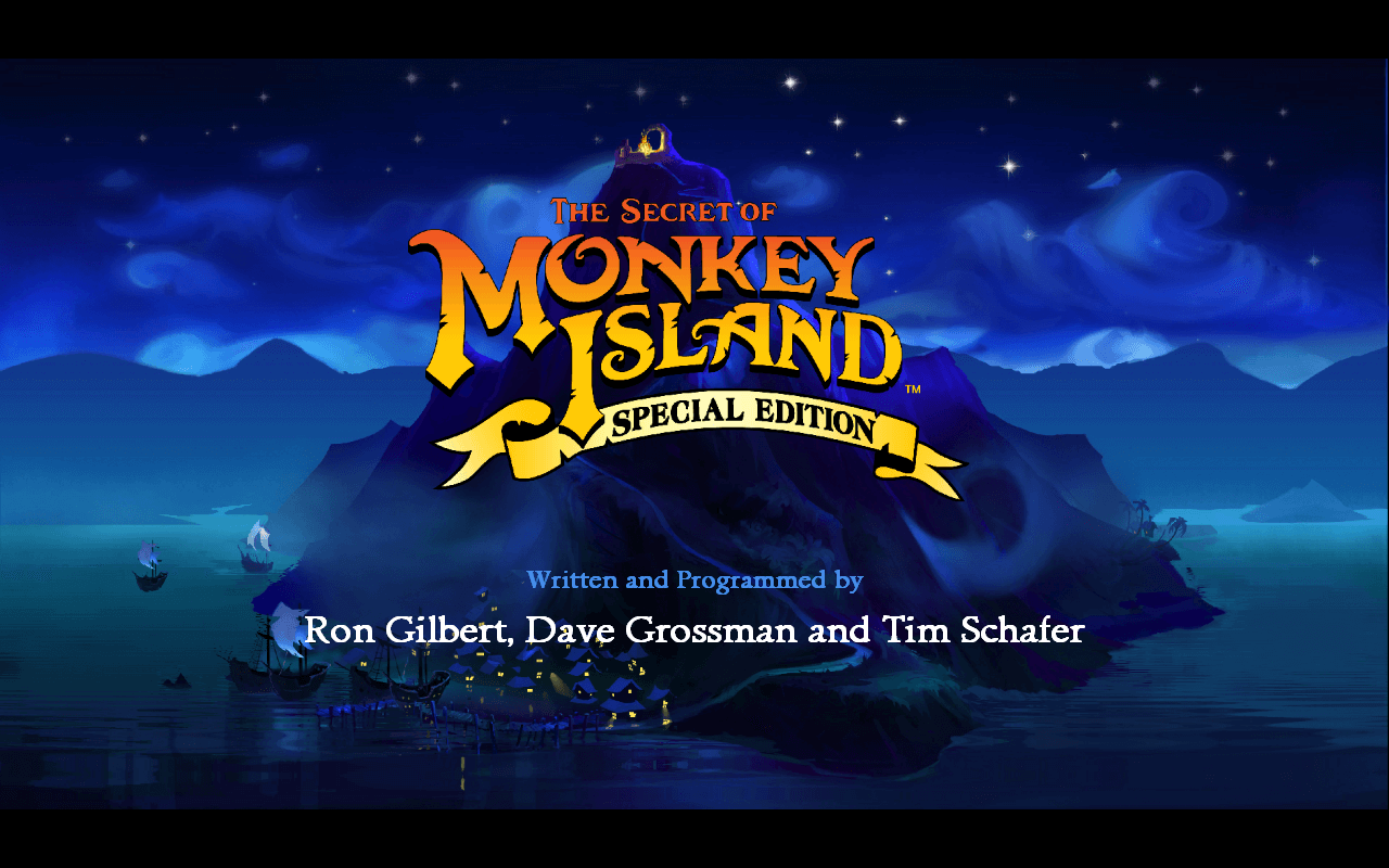The Secret of Monkey Island SE - Titelbildschirm