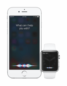 Siri auf Apple Watch und iPhone 6s (Bildrechte: Apple)