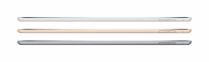 iPad Air 2 in drei Farben: silber, gold spacegrau (Bildrechte: Apple)