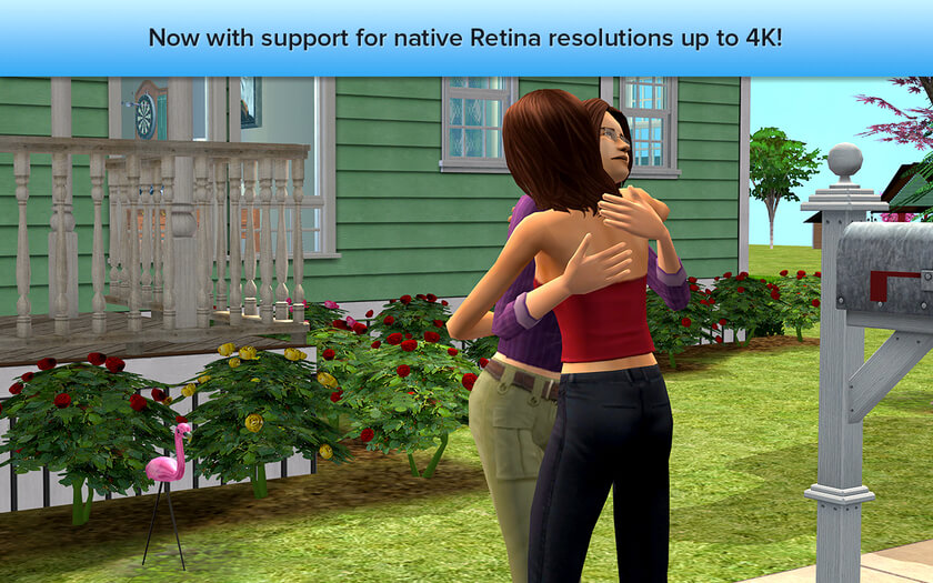 Die Neuauflage von Die Sims 2: Lebensgeschichten unterstützt 4K-Auflösungen (Bildrechte: Aspyr Media)