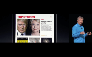 WWDC: Die News-App bietet jetzt auch Zeitschriften-Abos (Screenshot von Apples Livestream)