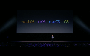 WWDC: Die 4 Säulen des Apple-Ökosystems (Screenshot aus Apples Lifestream)
