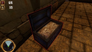 The Caretaker – Dungeon Nightshift: Schatztruhe bereit für die nächste Abenteurergruppe (Bildrecht: Bluebox Interactive)