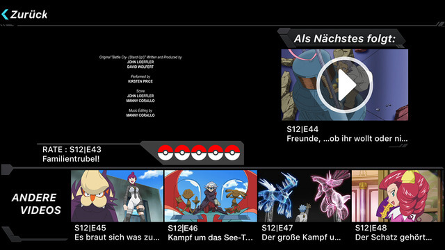 Pokémon TV: Eine große Auswahl an Pokémon-TV-Folgen und -filmen (Bildrechte: The Pokémon Company)