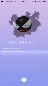 Pokémon Go: Nebulak ist ein Geist-Pokémon