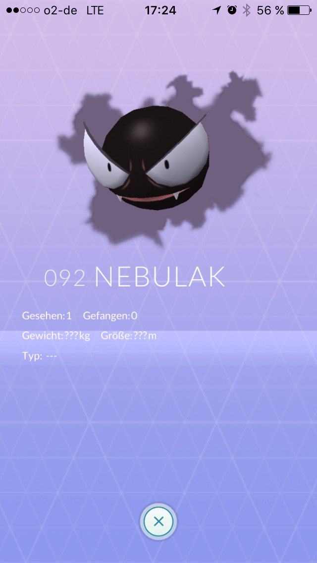 Pokémon Go: Nebulak ist ein Geist-Pokémon