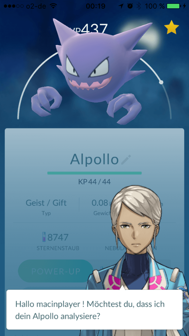 Pokémon Go: Alpollo ist ein Geist-Pokémon