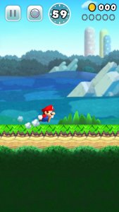 Super Mario Run: Mario unterwegs auf dem iPhone (Bildrechte: Nintendo)