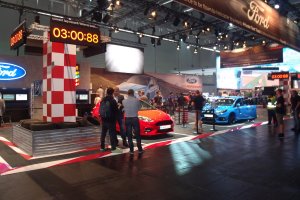 Gamescom 2017: Sogar der Autohersteller Ford persönlich hat seine Flitzer in den Messehallen geparkt