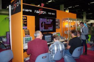 Gamescom 2017: Im Retro-Bereich gab es einen Stand des deutschen Entwickler-Urgesteins Factor 5
